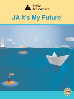 JA It's My Future cover